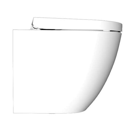 Comfort Line - Corto Wandcloset Combipack zonder spoelrand - Wit