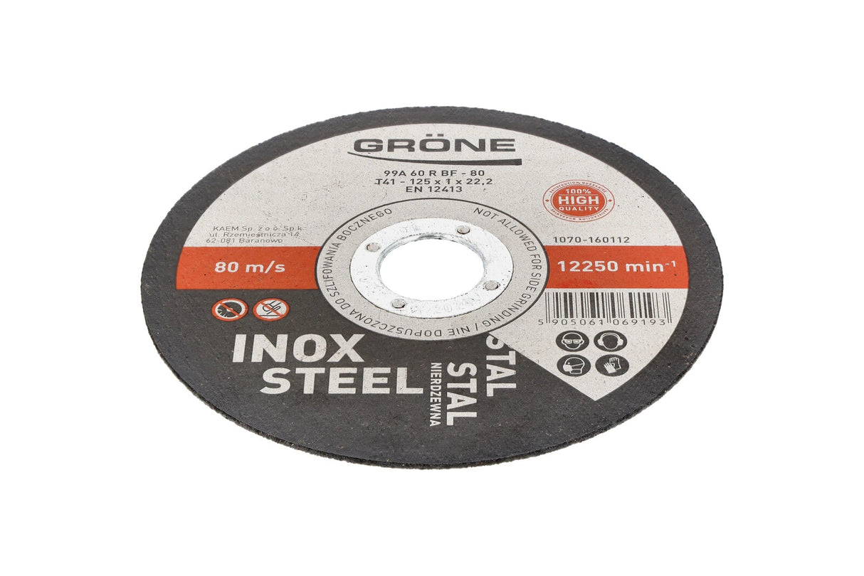 Gröne - Korund-Trennscheibe für Edelstahl