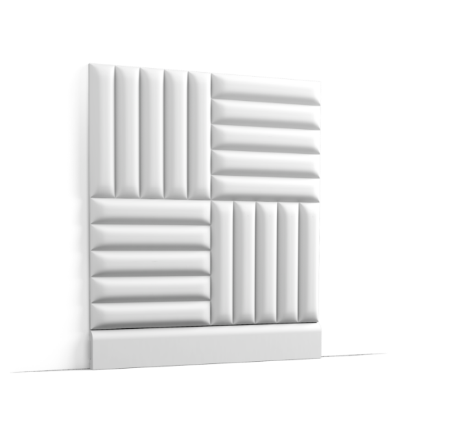 3D Wall Panel - W218 Quilt - 200 x 25 x 2.8 cm