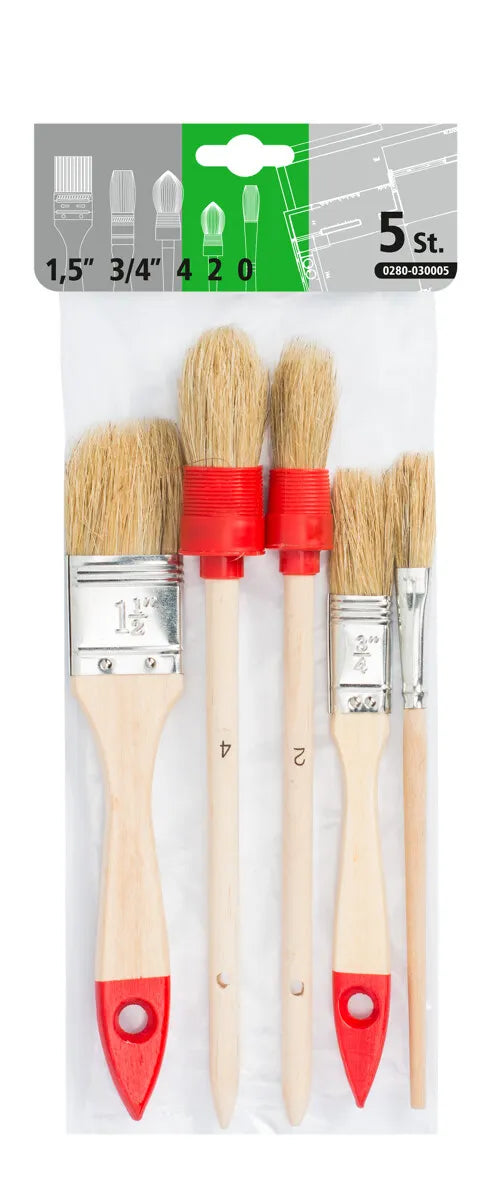Bouwshop Utrecht - Brush set 5-piece - Various widths