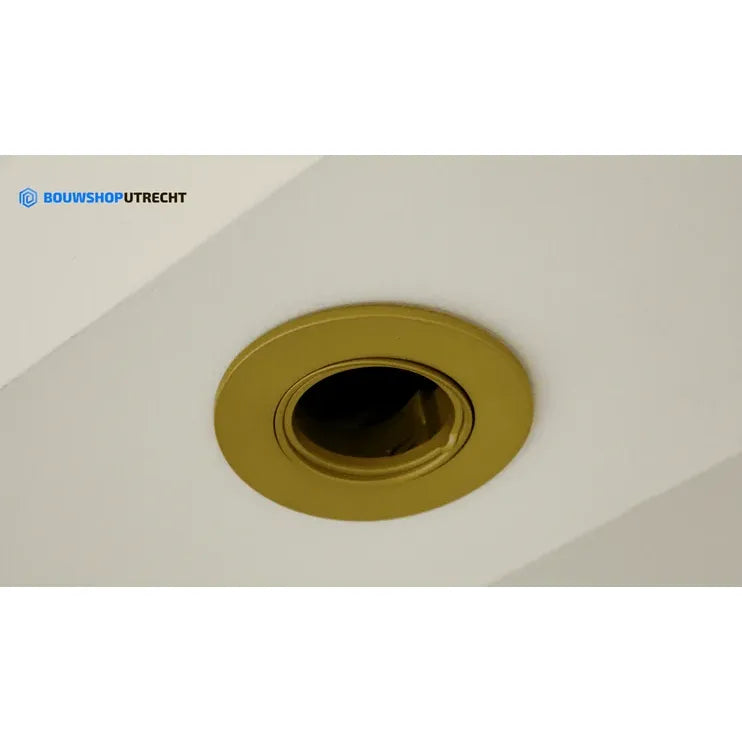 Inbouwspot Goud - Rond - Kantelbaar - Lampje naar keuze