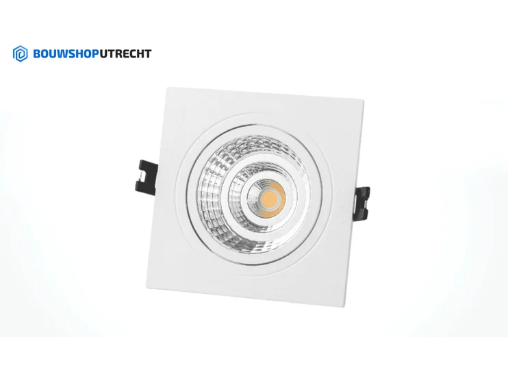 Bouwshop Utrecht - Dimmable recessed spotlight - Tiltable - Bulb of your choice - White