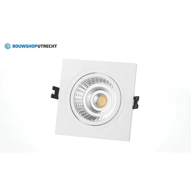 Bouwshop Utrecht - Dimbare Inbouwspot - Kantelbaar - Lampje naar keuze - Wit