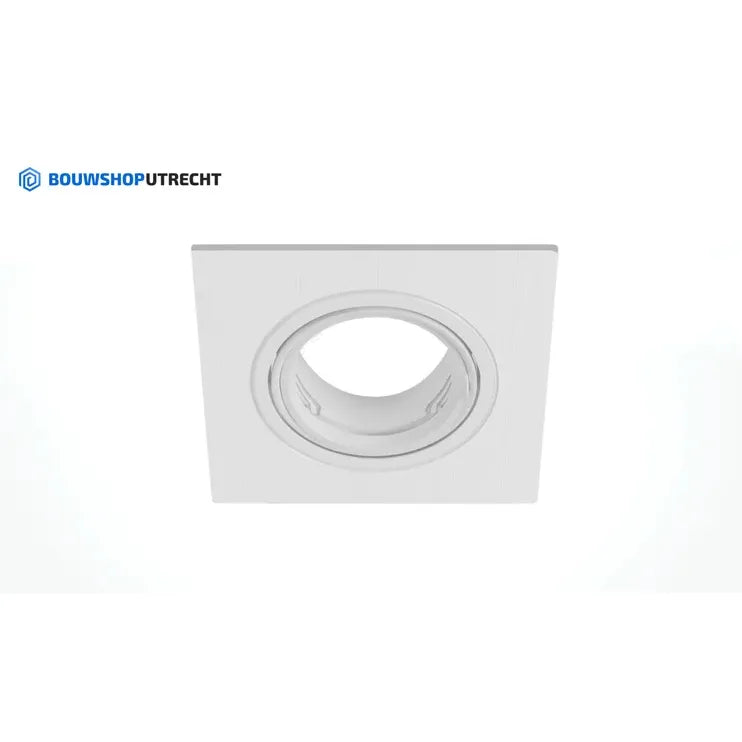 Bouwshop Utrecht - Dimbare Inbouwspot - Kantelbaar - Lampje naar keuze - Wit