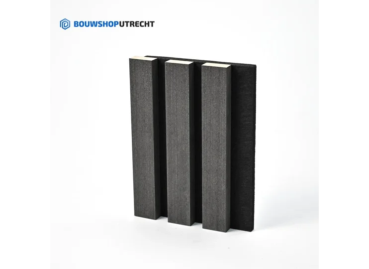 Akoestische Wandpaneel - Grijs/Zwart - 280 cm x 60 cm