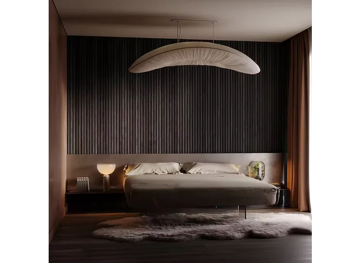 Akoestische Wandpaneel - Grijs/Zwart - 280 cm x 60 cm