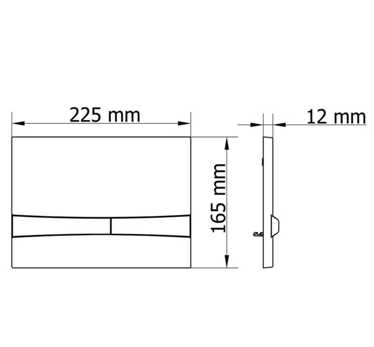 Bedieningspaneel Wit – Elegant, Duurzaam en Waterbesparend