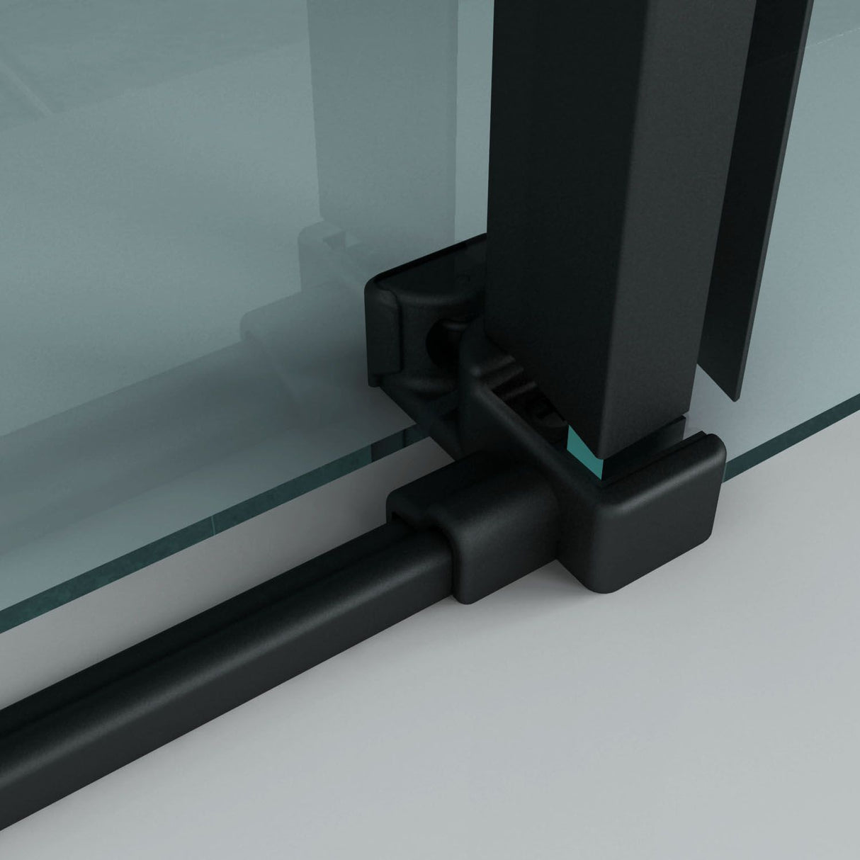 Douche Schuifdeur in Nis – 8mm (140x200cm) | Mat Zwart