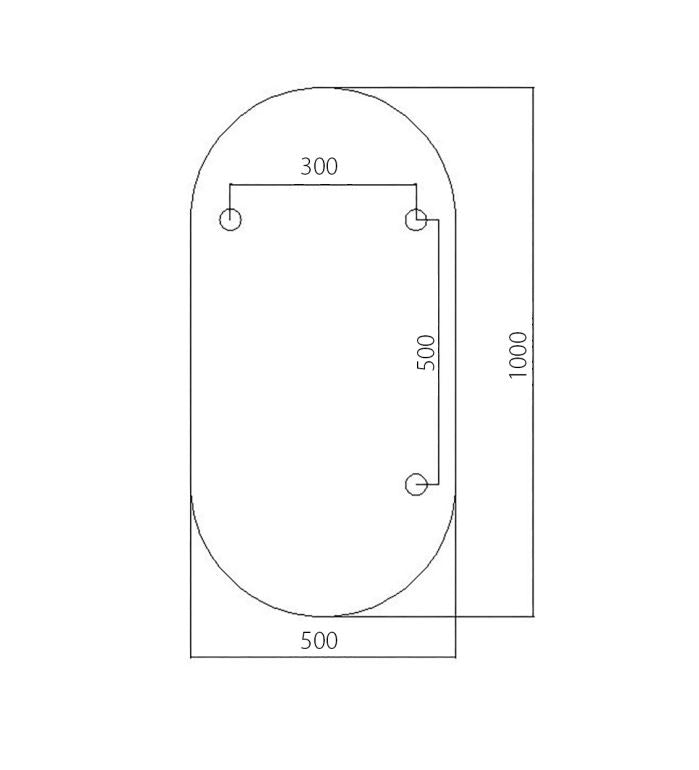 LED-Spiegel met Verwarming - Geborsteld RVS – Stijlvol & Condensvrij