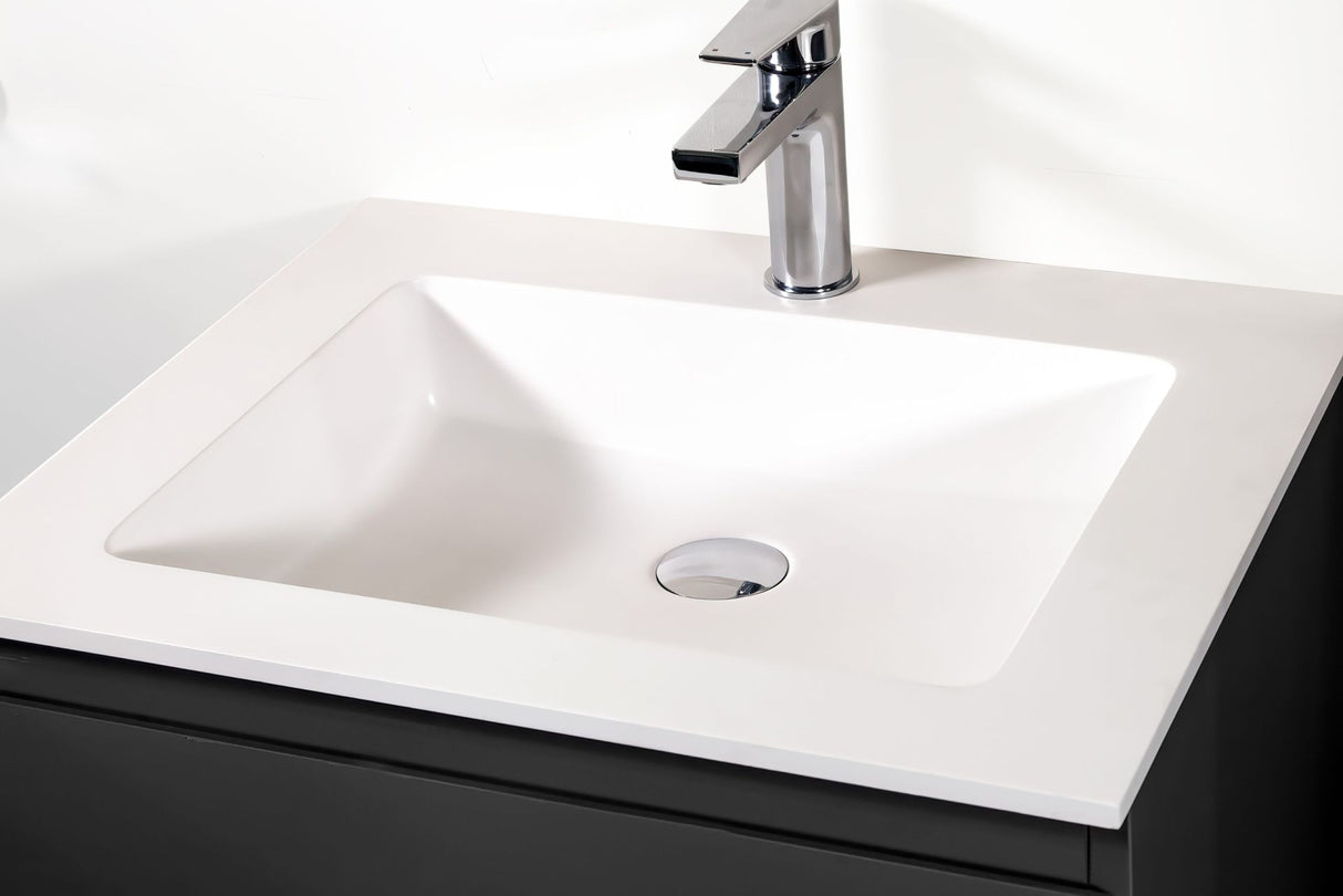 Sally 100cm Onderkast - Stijlvolle Badkamerkast - Mat Grijs