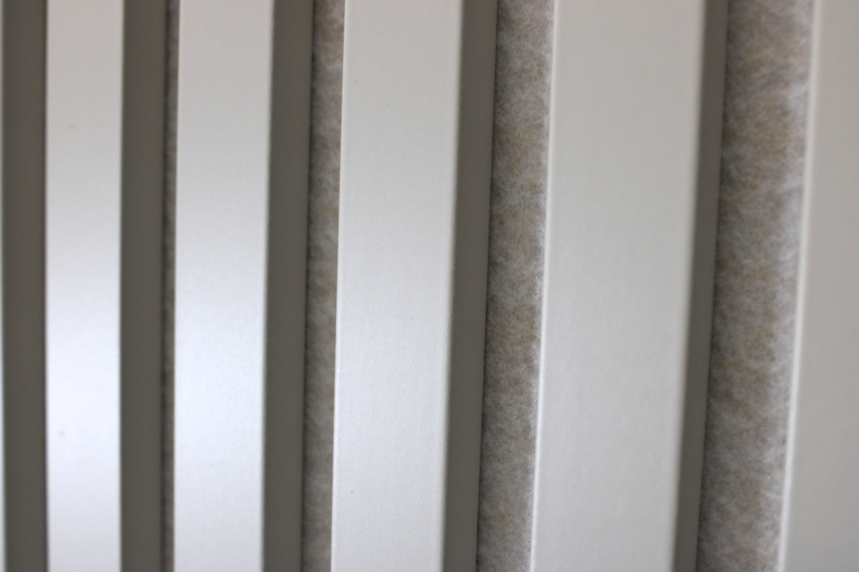 Akoestische Wandpaneel Beige/Taupe – 270 cm x 60 cm | Luxe Design
