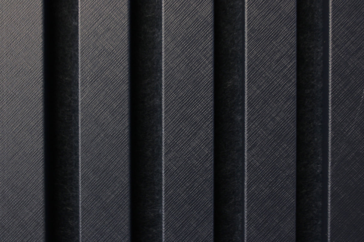 Akoestisch Wandpaneel Donkerblauw – DarkBlue Oak - 270 cm x 60 cm | Luxe Design