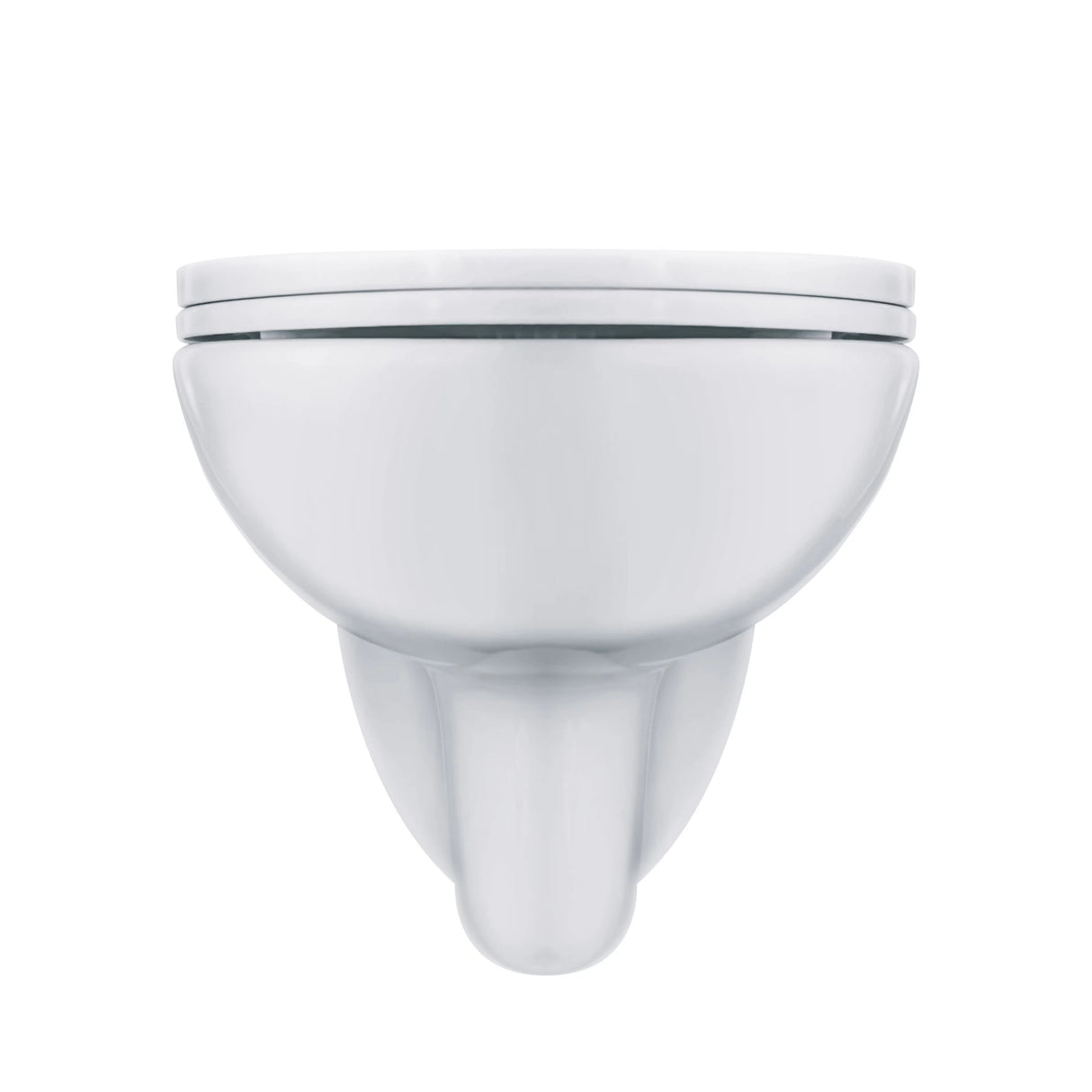 Comfort Line - Corto Wall-mounted toilet Combipack without flushing rim - White