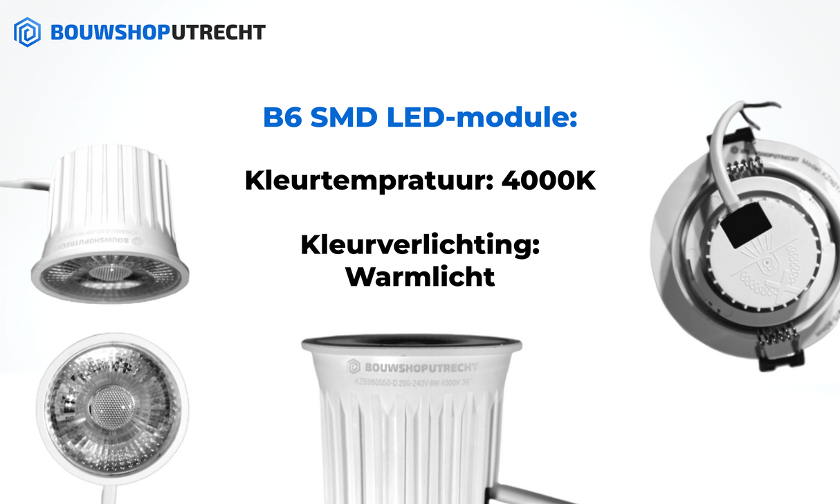 Recessed spotlight Gold - Round - Tiltable - Bulb of your choice