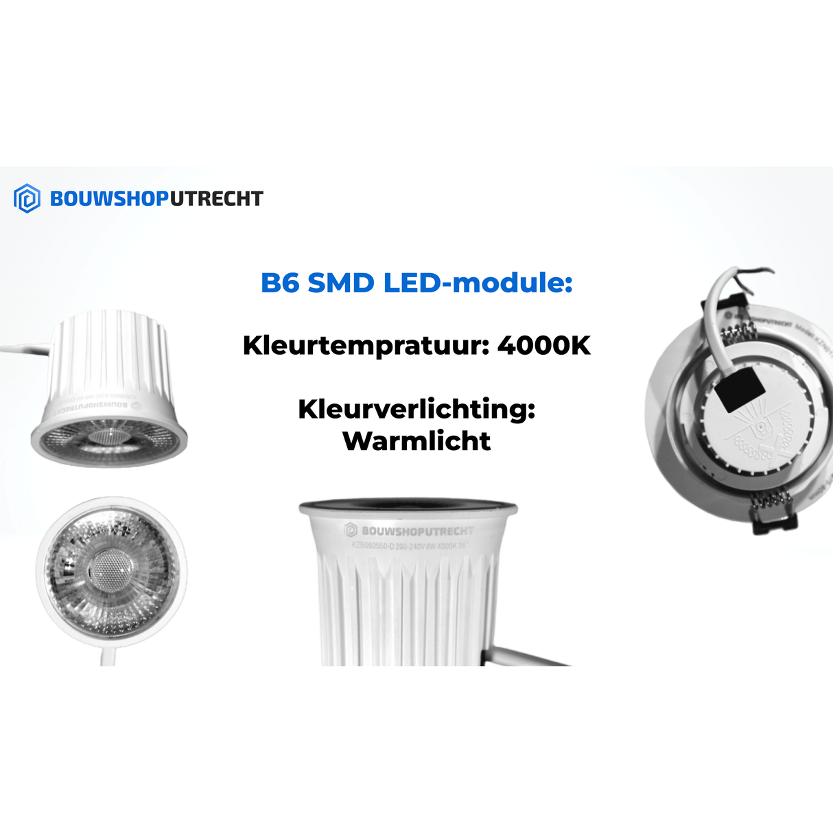 Inbouwspot Goud - Rond - Kantelbaar - Lampje naar keuze