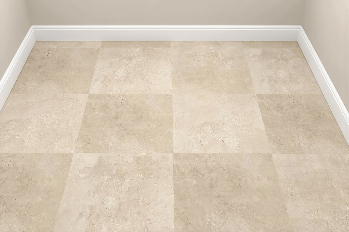 Beautifloor Klik Vinyl Artisti Rafael tegelstructuur PVC vloer met Uniclic verbinding.