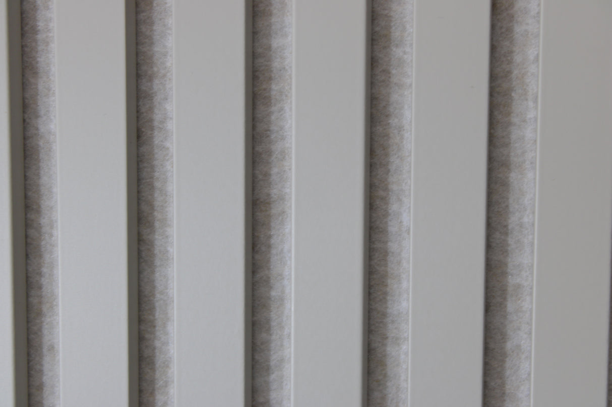 Akoestische Wandpaneel Beige/Taupe – 270 cm x 60 cm | Luxe Design