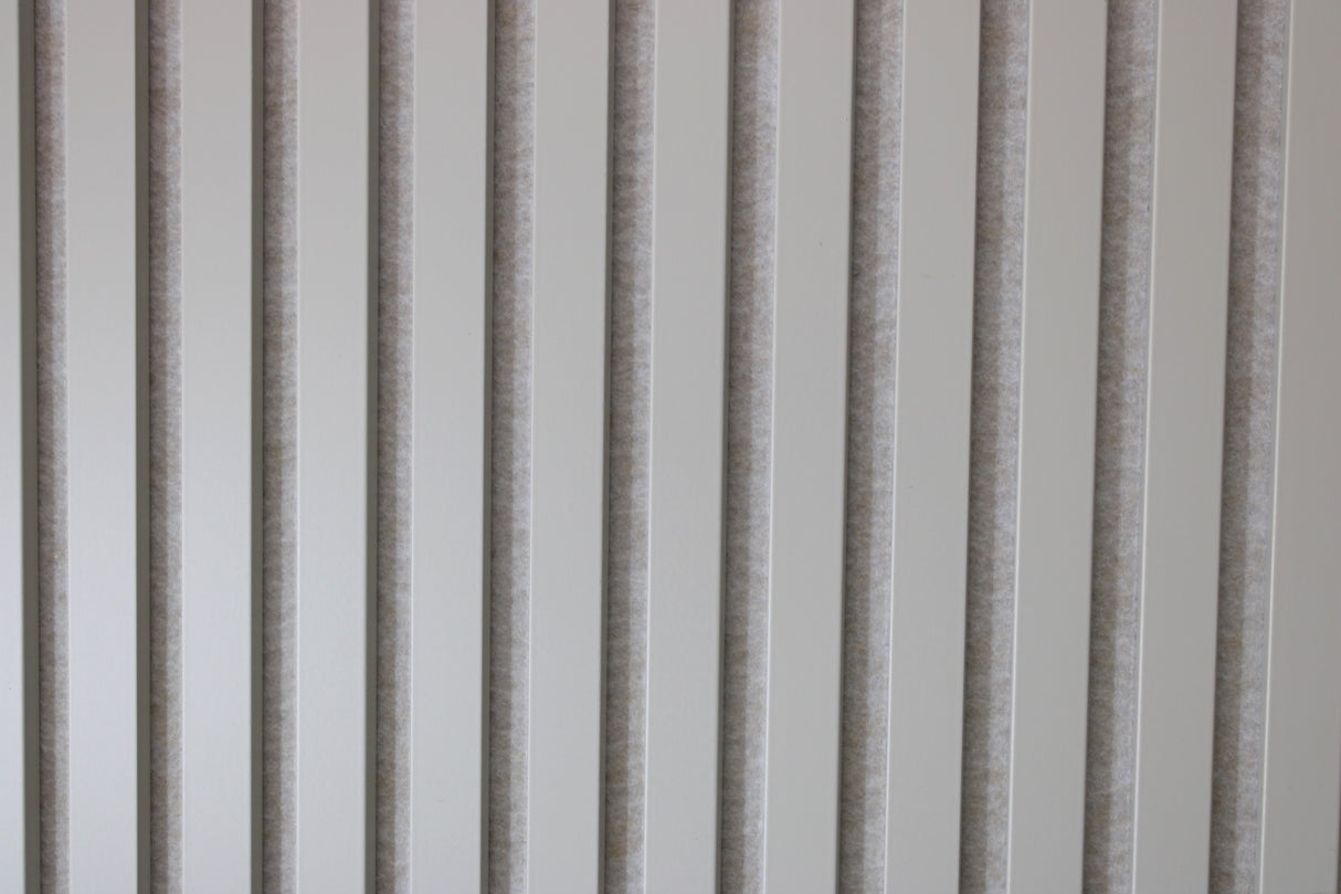 Akoestische Wandpaneel Beige/Taupe – 270 cm x 60 cm | Luxe Design