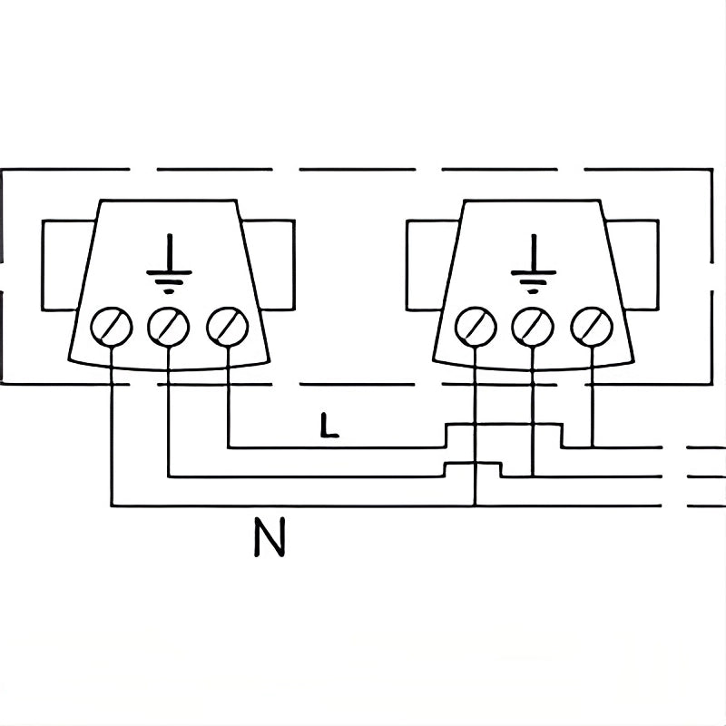 Buitenstopcontact – Dubbel – Opbouw – Geaard – IP54 waterdicht