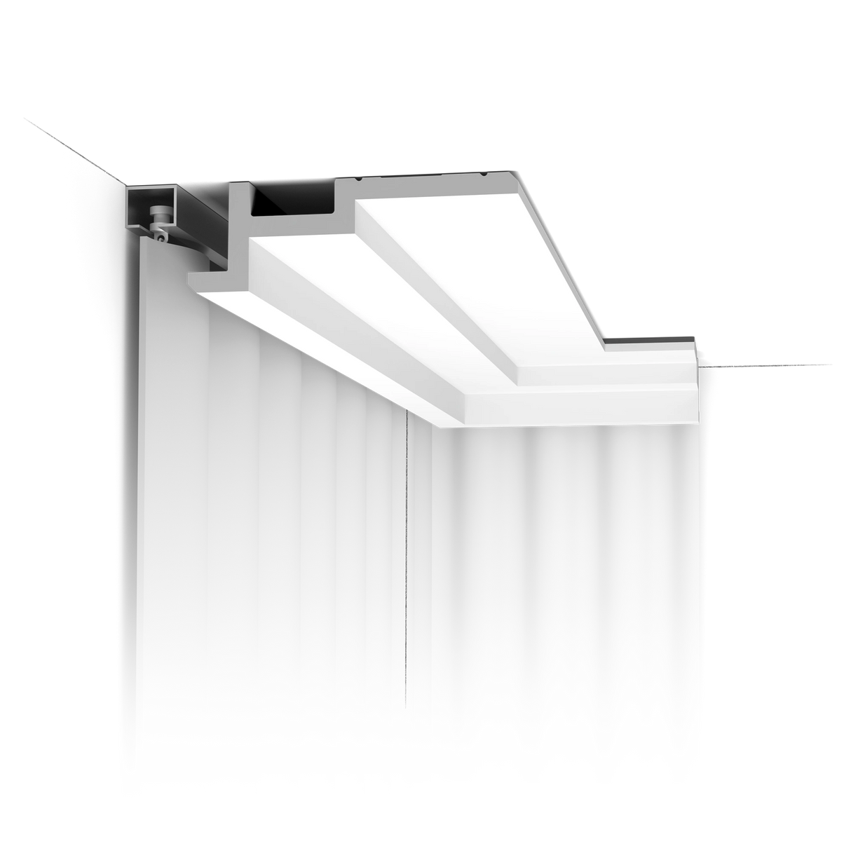 C396 STEPS - Plafond Sierlijst - L 200 x H 6,1 x B 18,5 cm