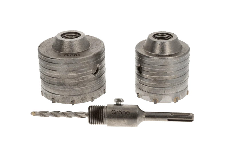 Diamantboorset - Boorset – 65 & 80 mm – SDS-PLUS – 2-delig met centreerboor & koffer