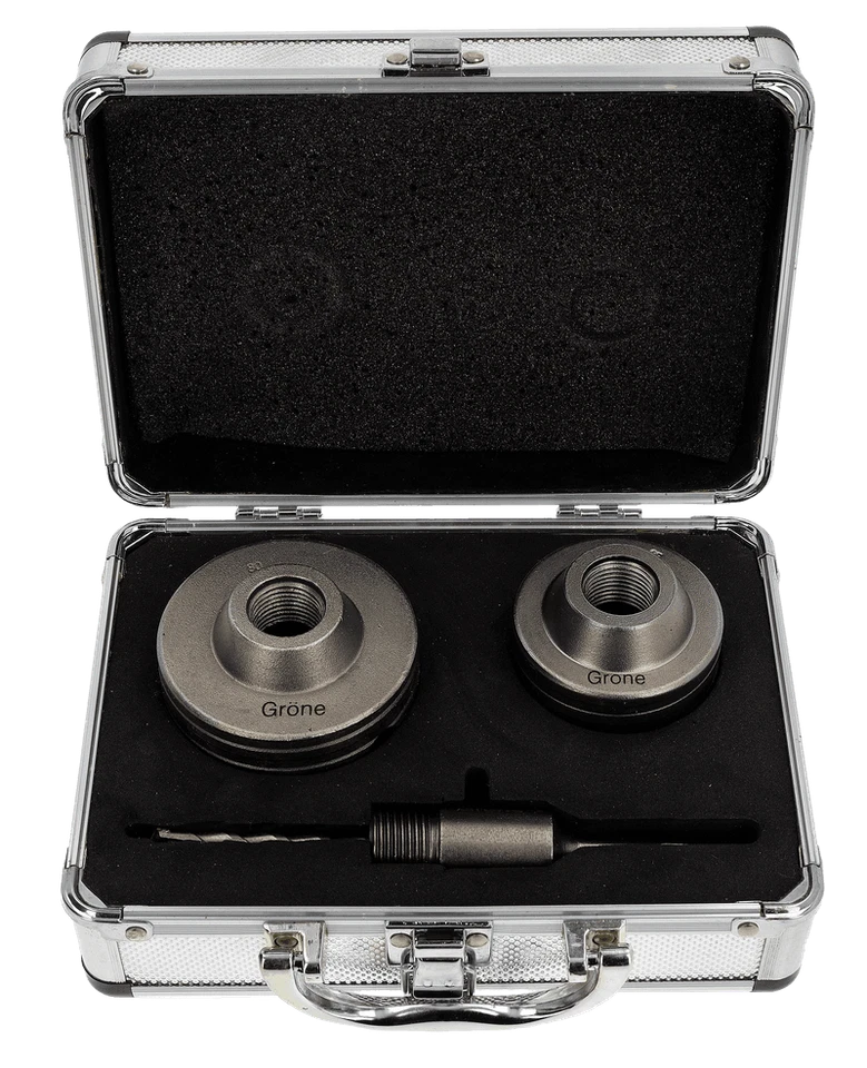 Diamantboorset - Boorset – 65 & 80 mm – SDS-PLUS – 2-delig met centreerboor & koffer