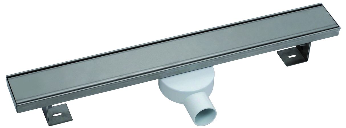 Flow RVS - douchegoot m. 1 - RVS plaat