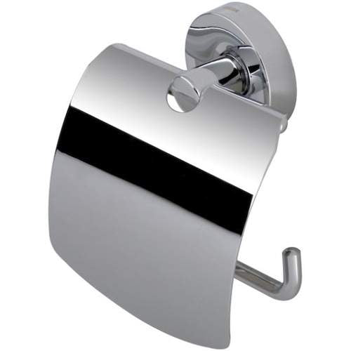 Geesa Luna - Closetrolhouder met Klep Chroom