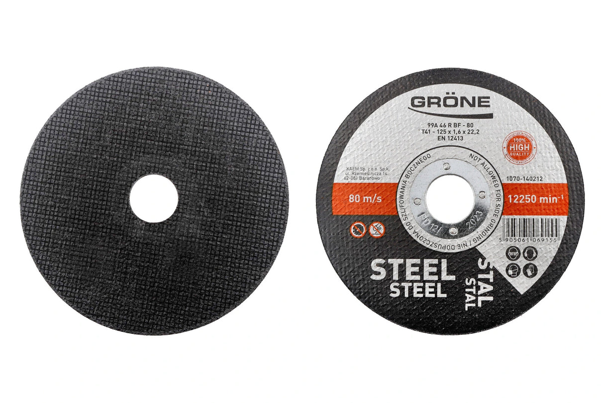 Gröne - Corundum Cutting Disc for Steel and Metal