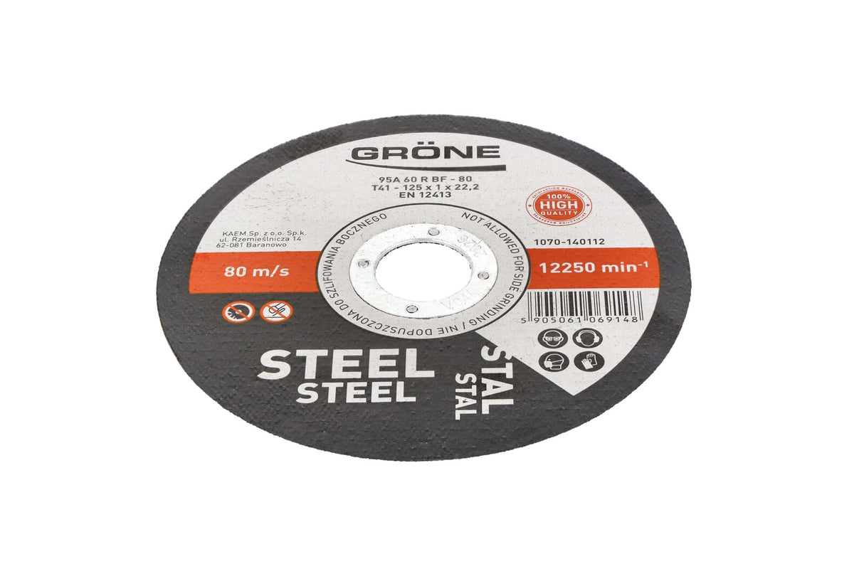 Gröne - Korund-Trennscheibe für Stahl