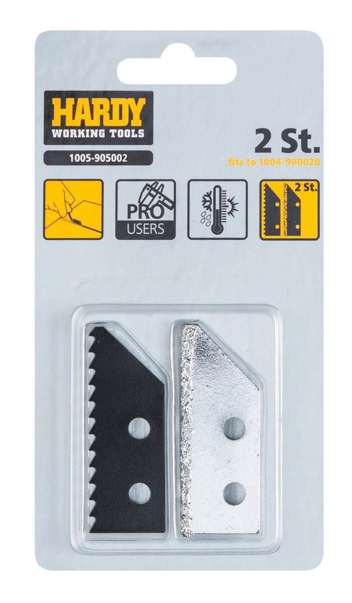 Hardy - Reservebladen Voegenschraper 90 – Nasyp & Getand – 2-delig
