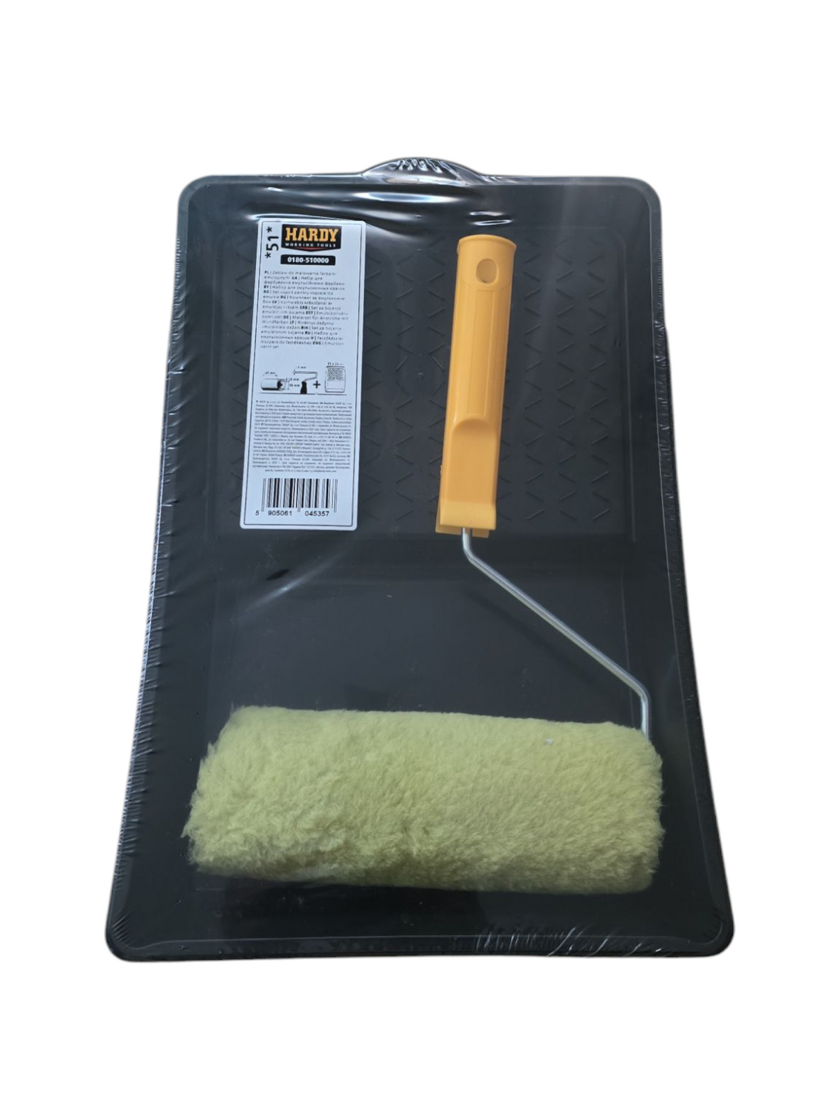 Hardy - Farbset 51 - Komplettset mit Anstrichrolle & Farbwanne