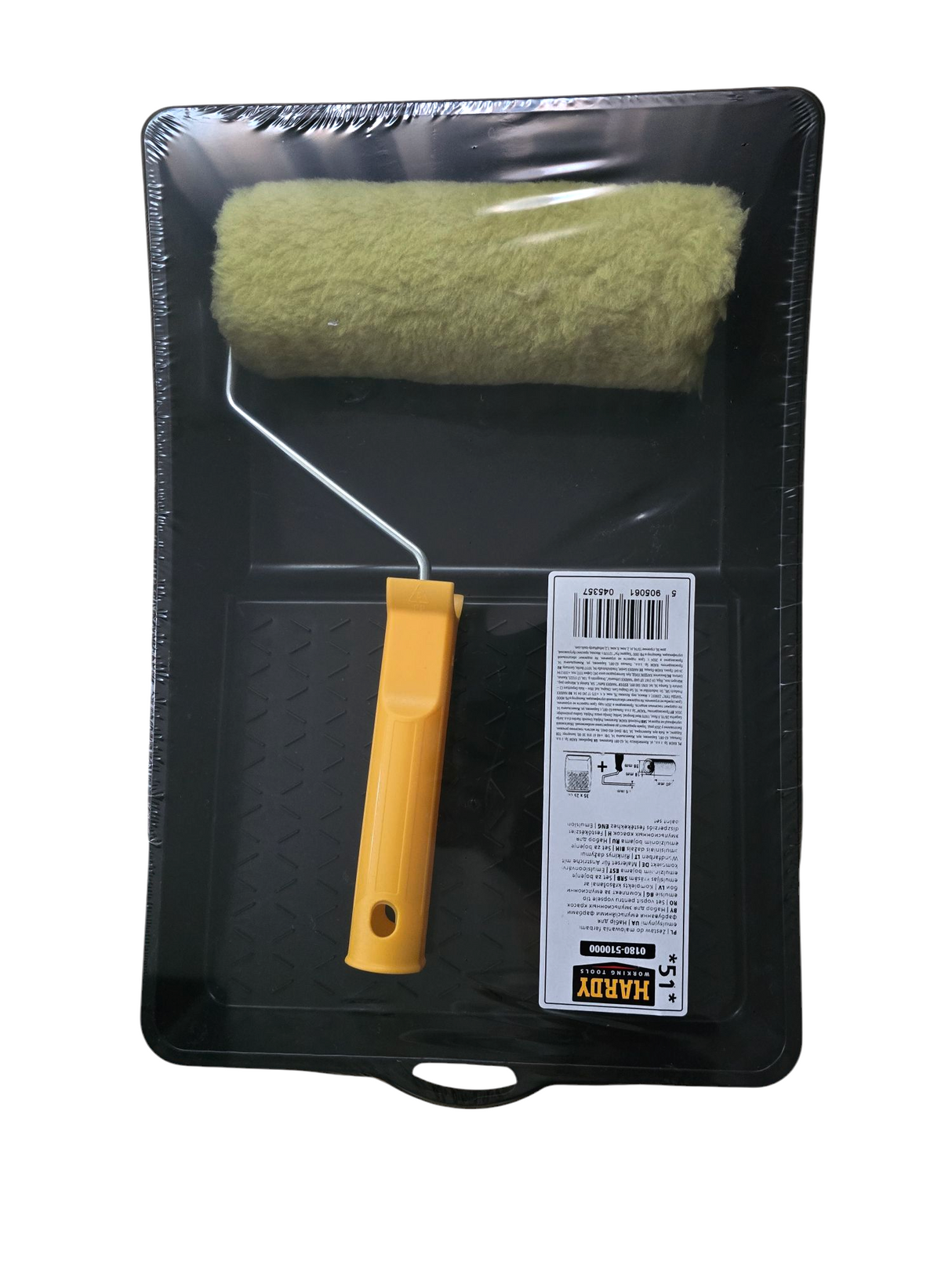 Hardy - Farbset 51 - Komplettset mit Anstrichrolle & Farbwanne