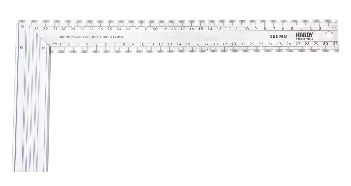 Hardy - Haakseliniaal RVS - 450 mm