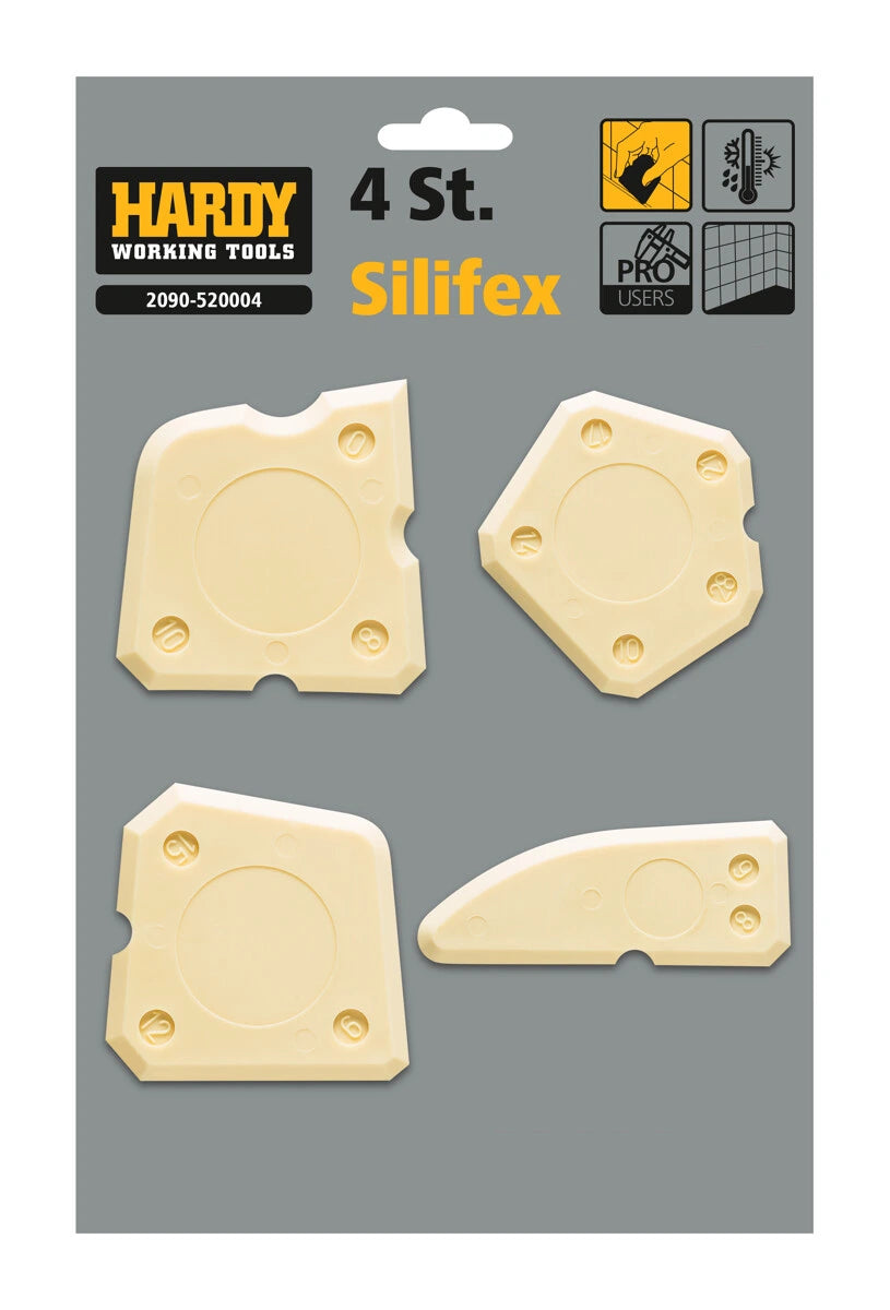 Hardy - Silifex Afmesspatels – Set van 4 Stuks