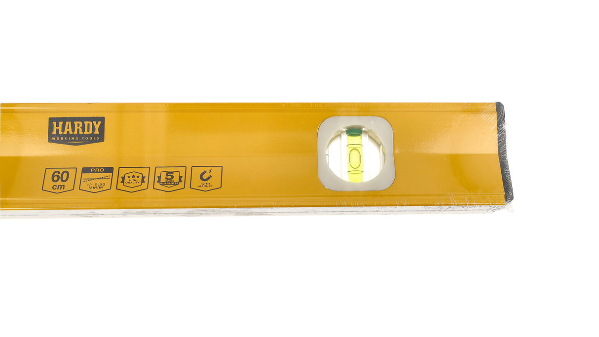 Hardy Spirit Level 43 with Magnet – 2 Bubbles (40/60/100 cm)