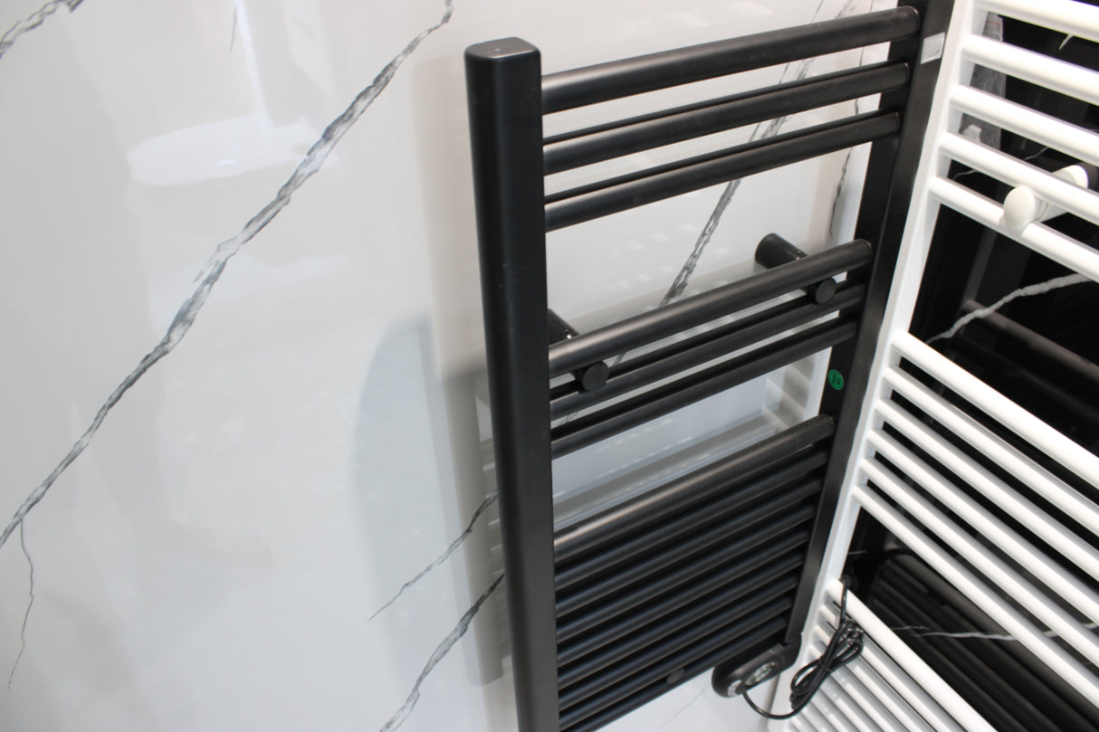 Elektrische Designradiator 786x400mm - 300W - Mat Zwart