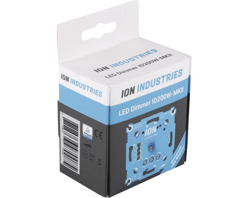ION INDUSTRIES universele LED dimmer inbouw 0.3-200 Watt fase-afsnijding RC inclusief adapterset - Bouwshop Utrecht