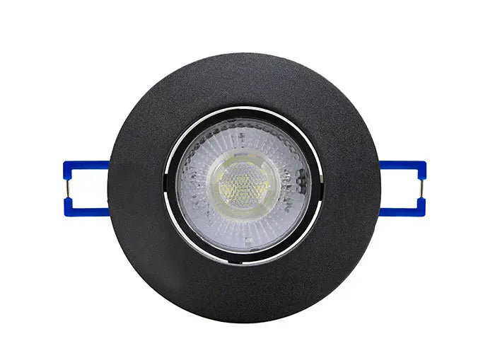 Schwenkbarer LED-Einbaustrahler – 3 CCT – 85 mm, Schwarz/Weiß