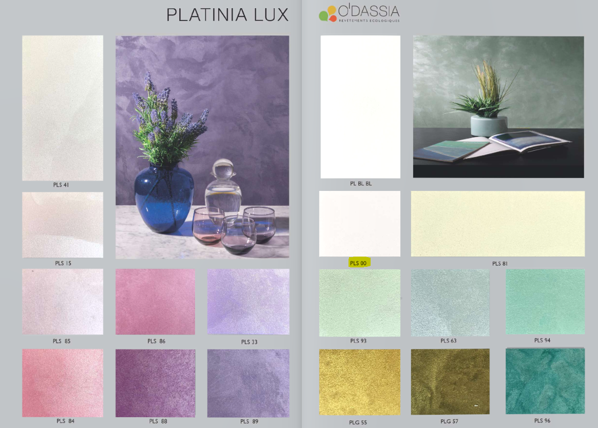 O'dassia - PLS00 - Platinia Lux | Luxe Decoratieve Verf voor Interieur