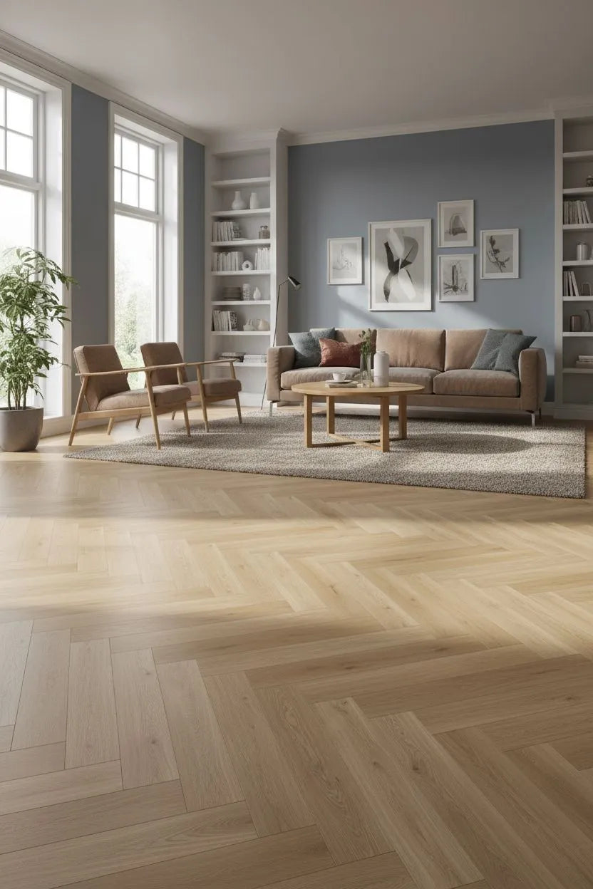 Nautica - MD-004 Schoor Eiken XL Rigid Click PVC Vloer – Waterbestendig