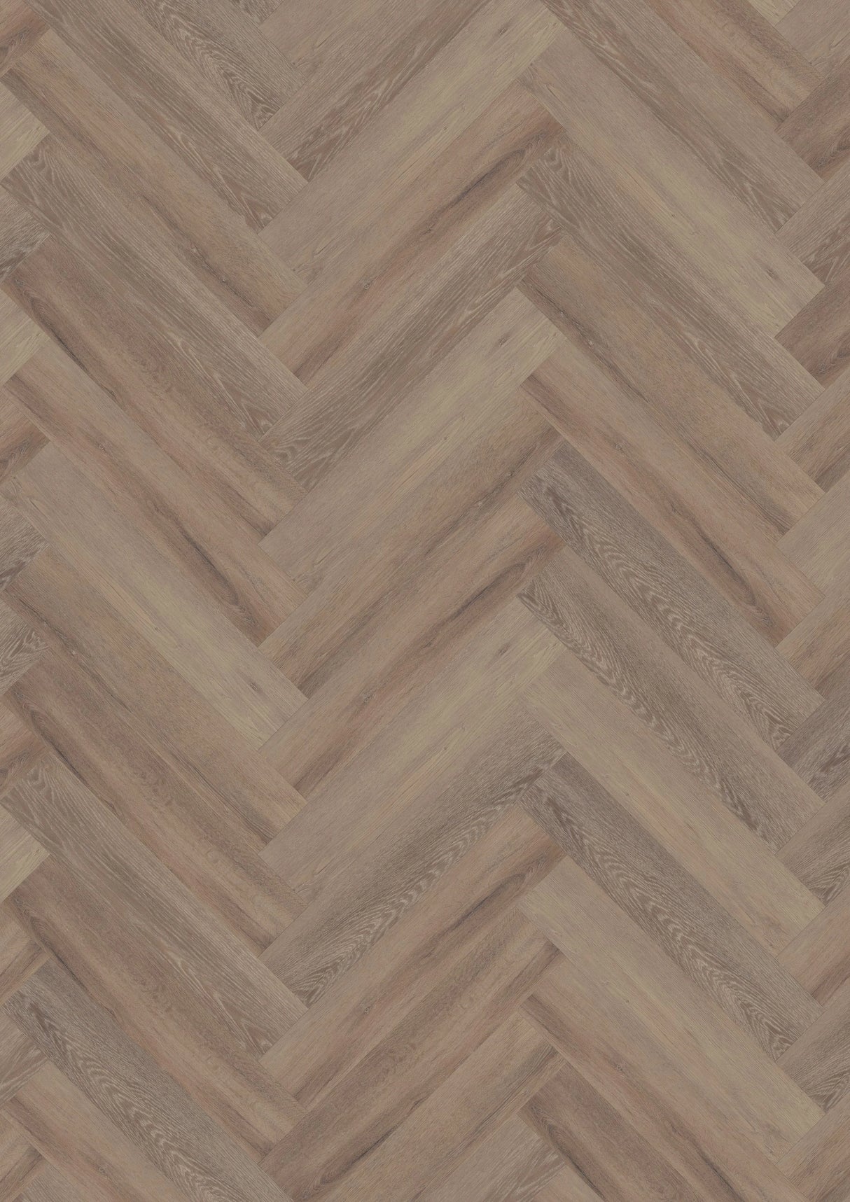 Oneflor - Cerused Oak Dark Natural Visgraat PVC - Dryback - 2,5 mm