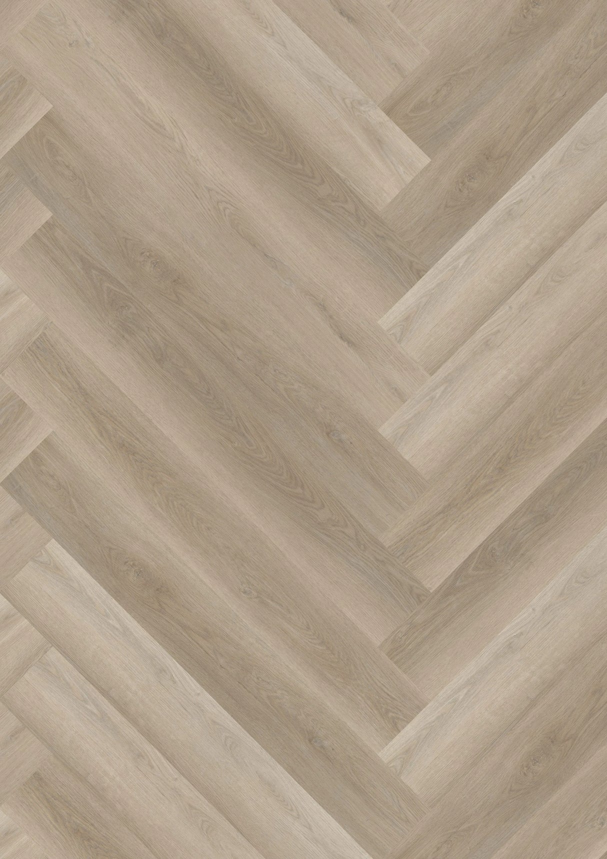 Soft Oak Greige Visgraat PVC - Rigid Klik - 122 x 610 mm
