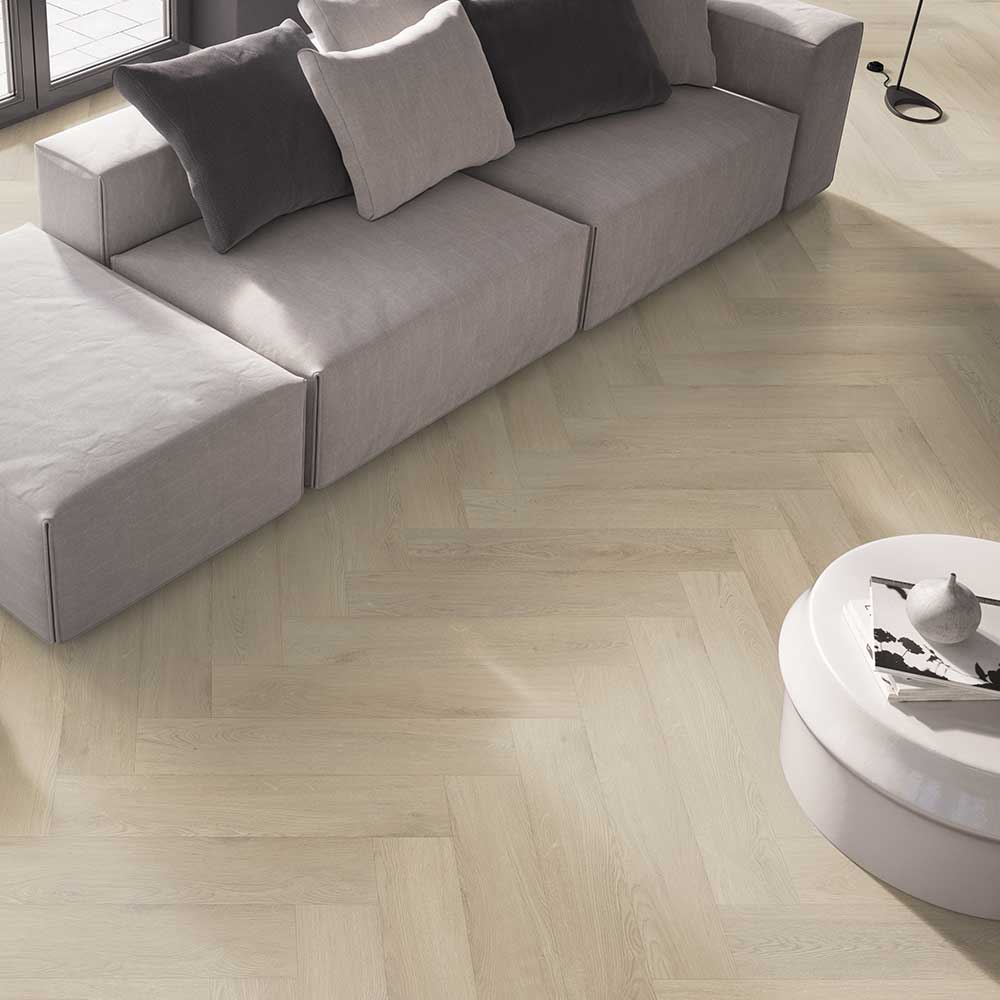 Belakos - Palazzo visgraat XL 73 - Dryback - PVC - 153 x 765 mm - Licht Bruin