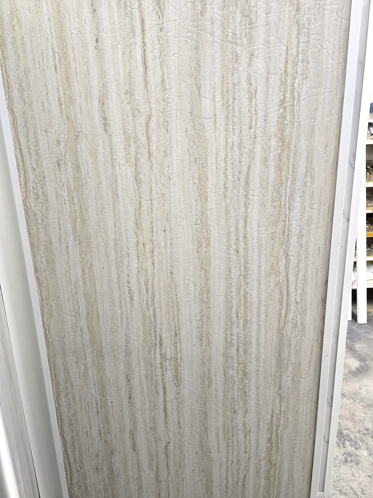 PVC Paneel Mat - Marmerlook Ancona – 2800x1220x3 mm – Waterdicht