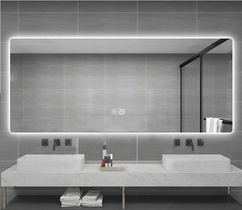 Queen LED-Spiegel met Verwarming 160×60 cm