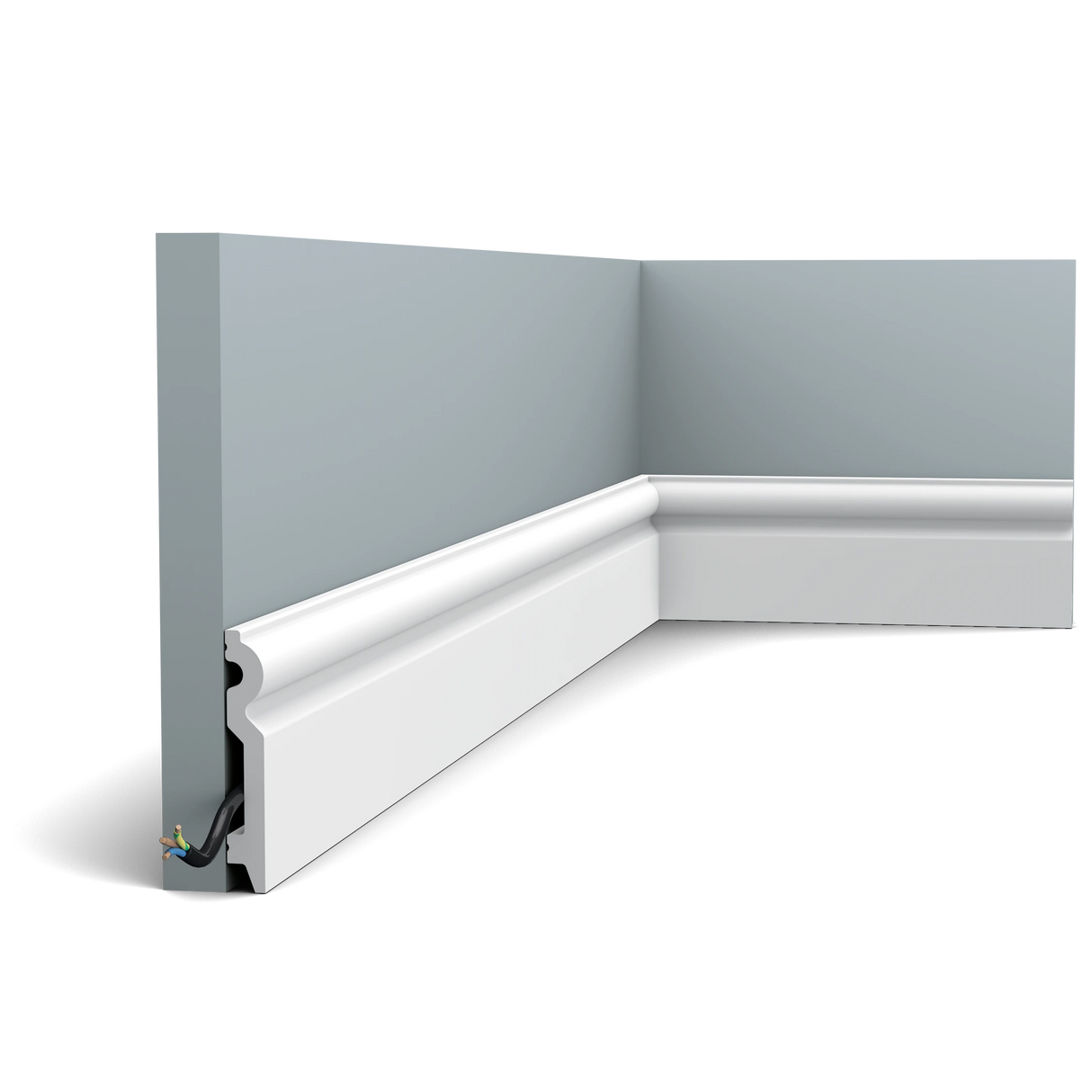 SX137 - Vloerplint - 200 x 9,9 x 1,5 cm - Duropolymer