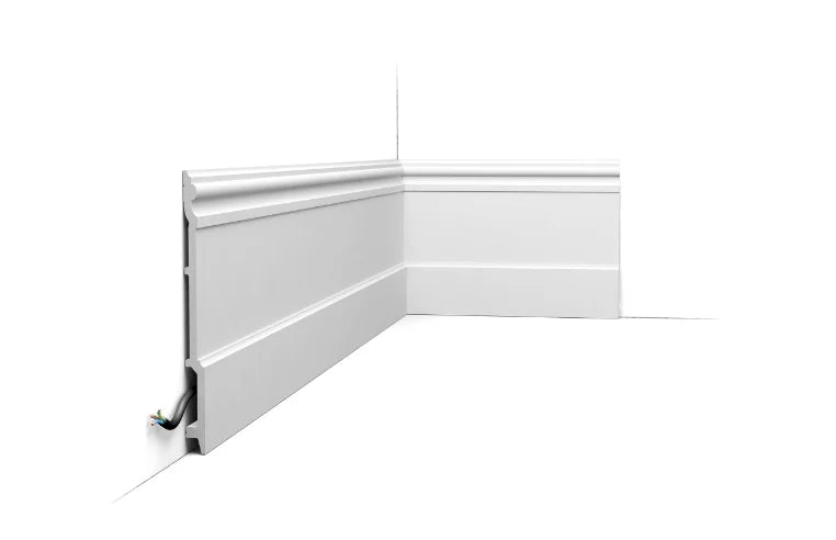 Orac Decor High Line extra hoge Duropolymer plint 21 cm hoog en 2,1 cm dik