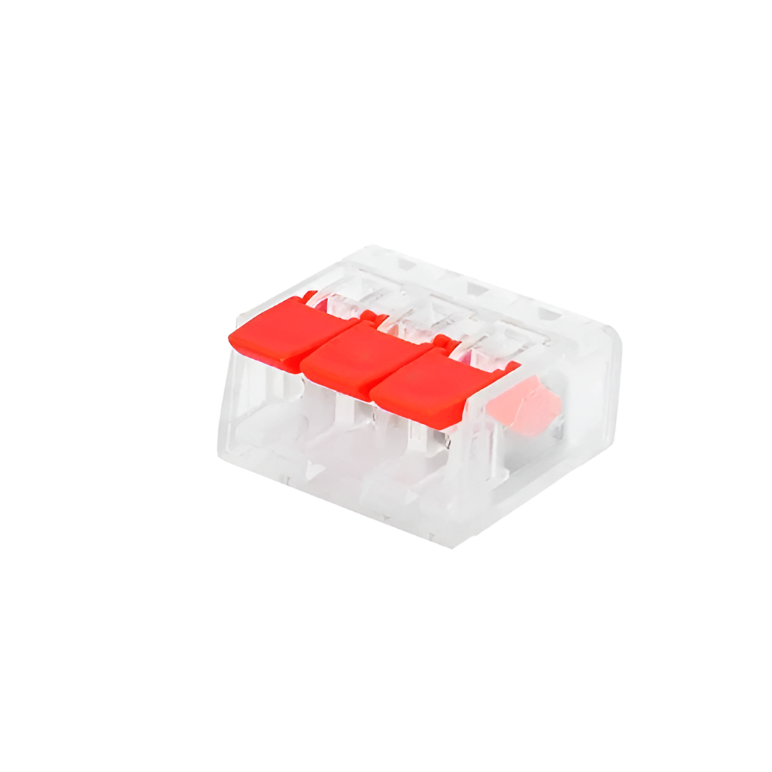 Slim Wire Connector Transparent – 2-Pole & 3-Pole