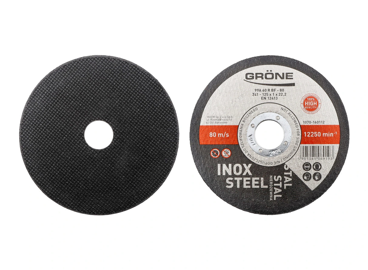 Gröne - Korund-Trennscheibe für Edelstahl